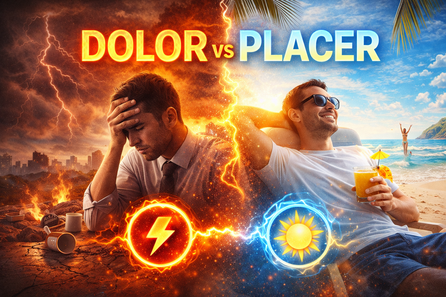 Dolor vs placer: el código oculto que dirige tu vida